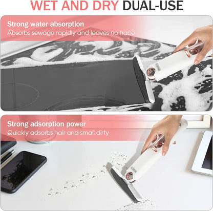 Mini Squeeze Mop New Handheld Cleaner Cleaning Mops Household Cleaning Tool for Kitchen Car Window Glass Desk with Sponge - Lily Depot