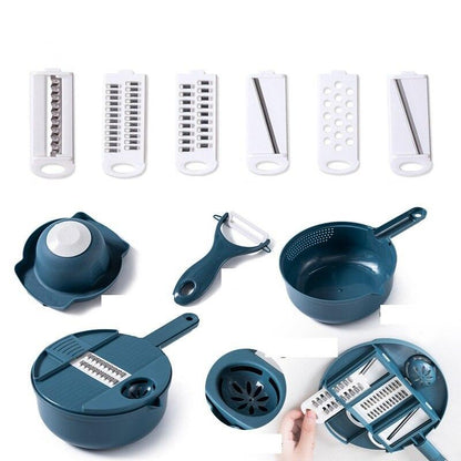 Multi-Function Salad Uten Vegetable Chopper Carrots Potatoes Manually Cut Shred Grater For Kitchen Convenience Vegetable Tool - Lily Depot