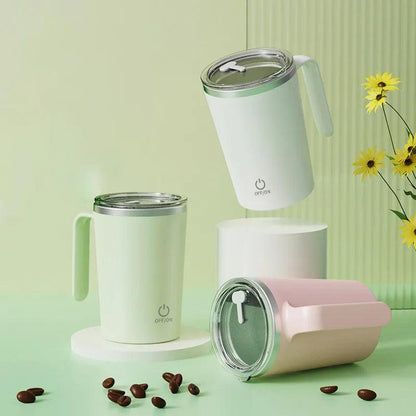 New 350Ml Automatic Self Stirring Mug Electric Lazy Rotating Magnetic Water Bottle Rechargeable Kitchen Coffee Milk Mixing Cup - Lily Depot
