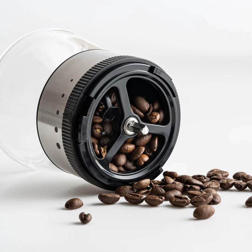 OCEANRICH electric coffee grinder rechargeable ceramic burr coarseness 20g adjustable 5 grind settings for kinds of brew method - Lily Depot