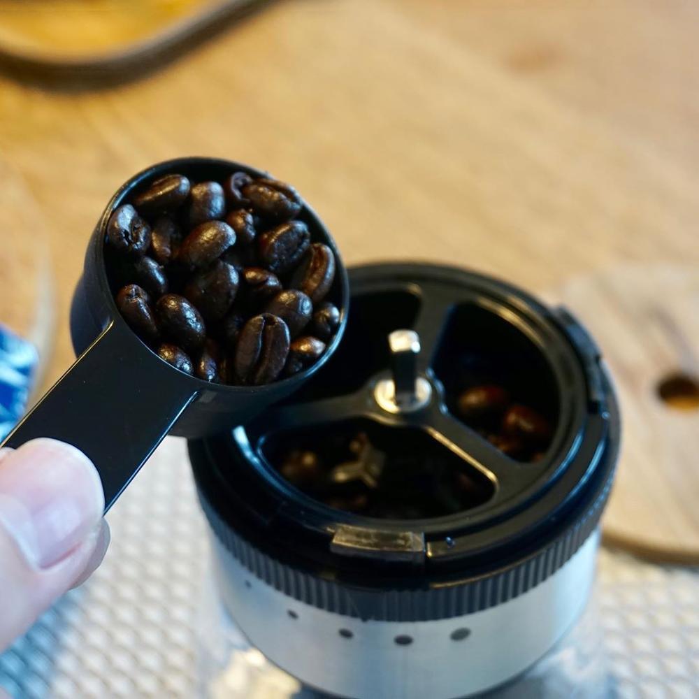 OCEANRICH electric coffee grinder rechargeable ceramic burr coarseness 20g adjustable 5 grind settings for kinds of brew method - Lily Depot