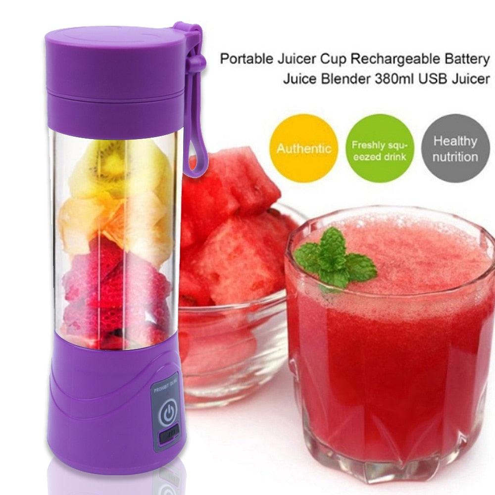 Portable Blender Usb Mixer Electric Juicer Machine Smoothie Blender Mini Food Processor Personal Blender Cup Juice Blenders - Lily Depot