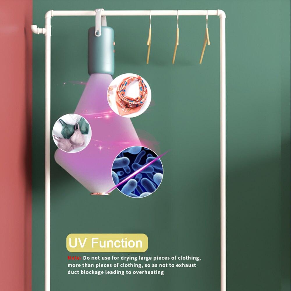 Portable Clothes Dryer Mini Dryer with Clothes Multifunctional Small Drying Machine for Underwear Panties Swimsuit Socks Shoes - Lily Depot
