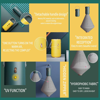 Portable Clothes Dryer Mini Dryer with Clothes Multifunctional Small Drying Machine for Underwear Panties Swimsuit Socks Shoes - Lily Depot