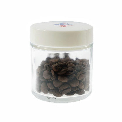 Portable Glass Jar 130ml Coffee Beans Storage Tank Coffee Grinder Coffee Powder Container Thickened Glass Seal Cans Sealed Jar - Lily Depot