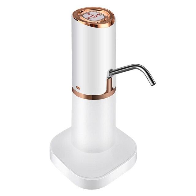 Portable Water Pump Dispenser Water Bottle Pump Mini Barreled Water Electric Pump USB Rechargeable Automatic Bottle Switch - Lily Depot