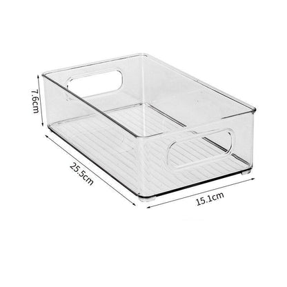 Refrigerator Drawer Food Storage Box Plastic Transparent Keep-Freshing Container Kitchen Stackable Pull-Out Classified Organizer - Lily Depot