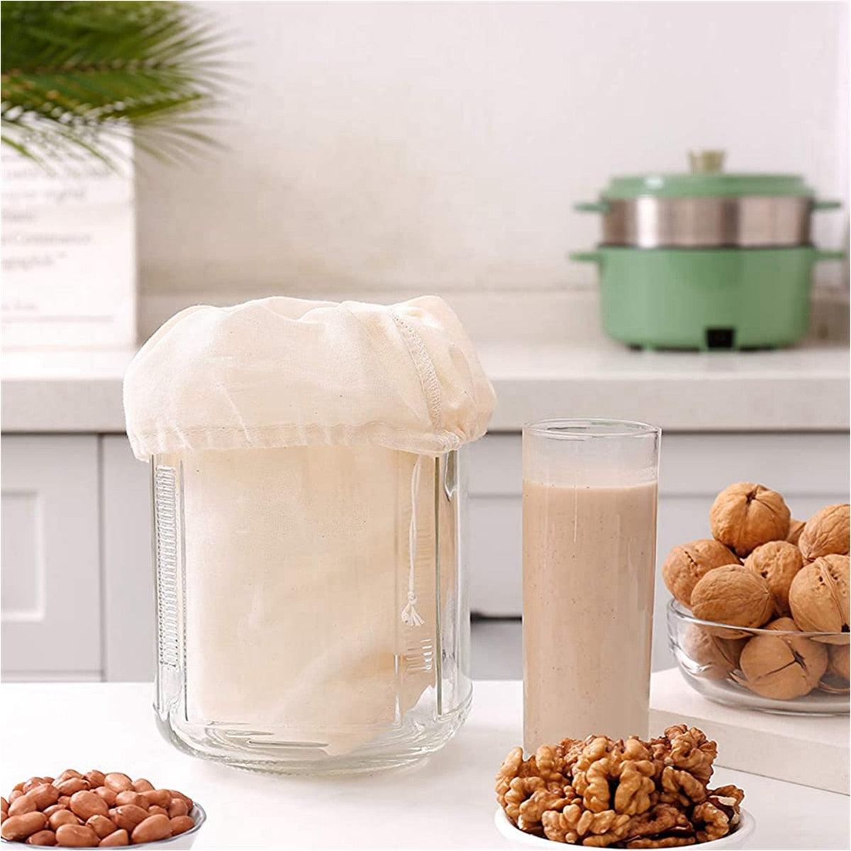 Reusable Cheese Cloth Cheesecloth Bags for Straining Nut Milk Bags Cold Brew Bags Tea Yogurt Coffee Filter Strainers Bag - Lily Depot