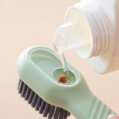 Shoe Brush Automatic Liquid Discharge Deep Cleaning Soft Bristles Household Laundry Cleaning Brush for Daily Use - Lily Depot