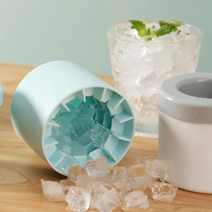 Silicone Ice Cube Mold Round Ice Bucket Summer Homemade DIY Refrigerator Freeze Ice Maker Creative Ice Cube Mold Barware Tools - Lily Depot