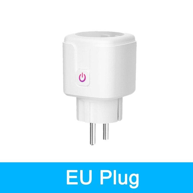 WiFi Smart Plug EU US UK Adaptor Remote Voice Control Power Energy Monitor Outlet Timer Socket for Alexa Google Home - Lily Depot