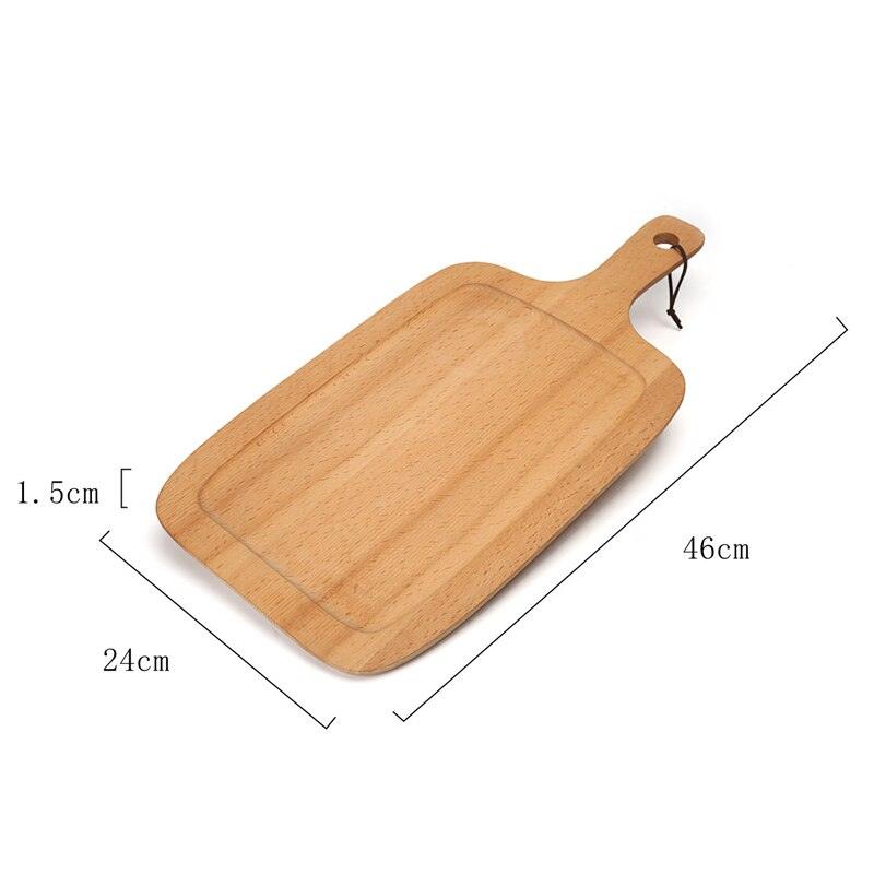Solid Wood Small Cutting Board with Handle for Charcuterie, Bread, Vegetables,Fruits, Kitchen Serving Tray - Lily Depot