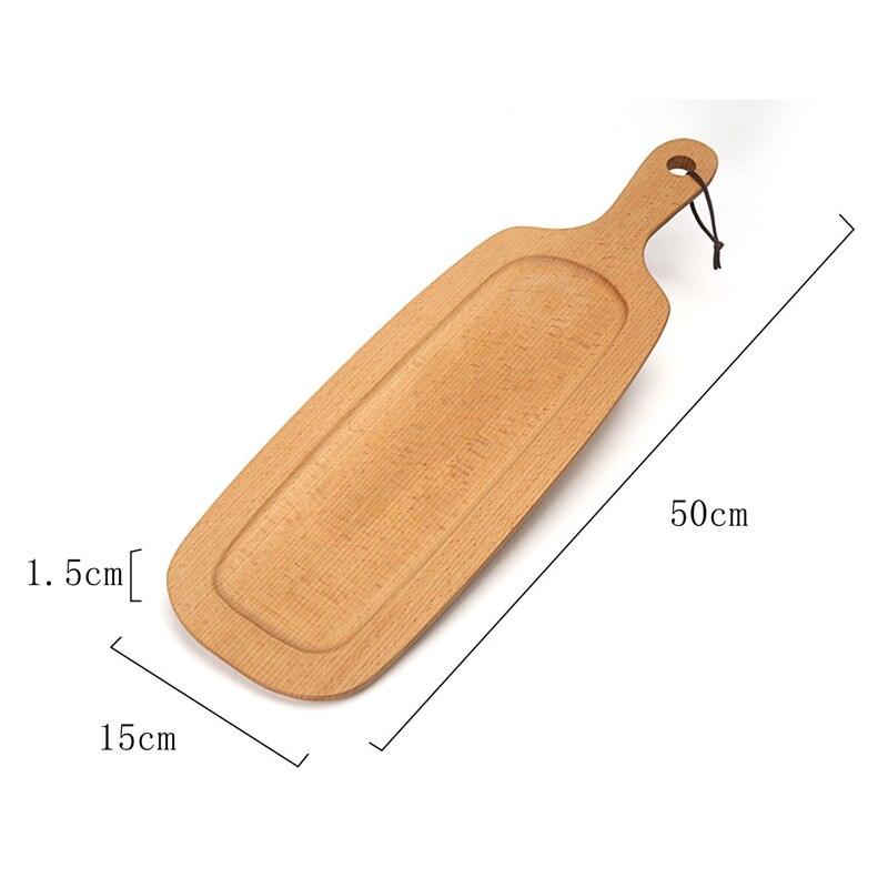 Solid Wood Small Cutting Board with Handle for Charcuterie, Bread, Vegetables,Fruits, Kitchen Serving Tray - Lily Depot
