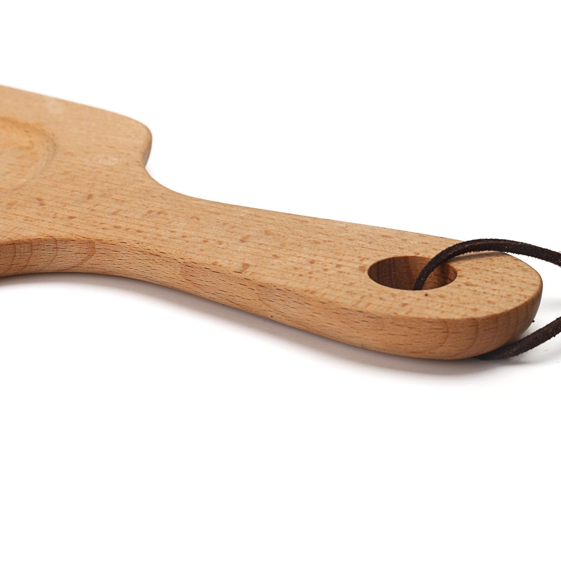 Solid Wood Small Cutting Board with Handle for Charcuterie, Bread, Vegetables,Fruits, Kitchen Serving Tray - Lily Depot