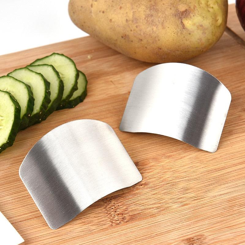 Stainless Steel Finger Guard Finger Hand Cut Hand Protector Knife Cut Finger Protection Tool Kitchen Cooking Knives Accessories - Lily Depot