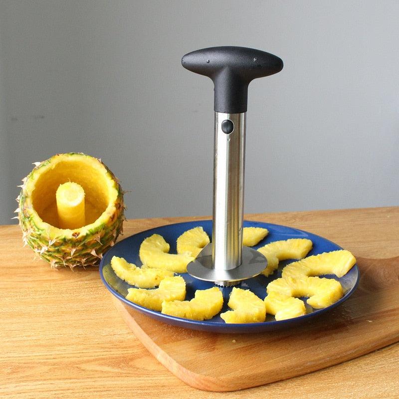 Stainless Steel Pineapple Peeler Cutter Fruit Knife slicer A spiral Pineapple cutting machine Easy to use kitchen cooking tools - Lily Depot