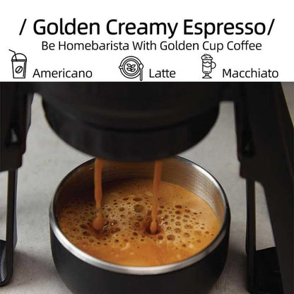 STARESSO Mirage SP300 PLUS Portable Espresso Maker Manual Coffee Maker 180ml Coffee Pot Quick Brew Double Shots Creamy Espresso - Lily Depot
