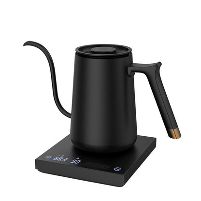 TIMEMORE Fish Pour Over Kettle 600ml / 800ml Gooseneck Variable Kettle Temperature Control Hand Brew Coffee Pot - Lily Depot