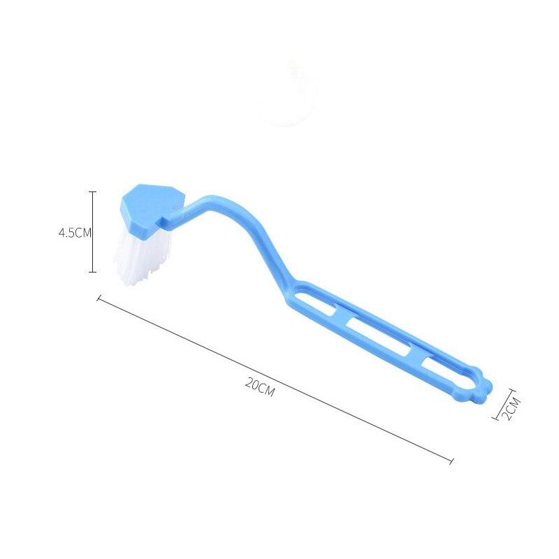 Toilet Corner Cleaning Brush Bending Handle Scrubber Bathroom Accessories For Home Shower Room Portable - Lily Depot