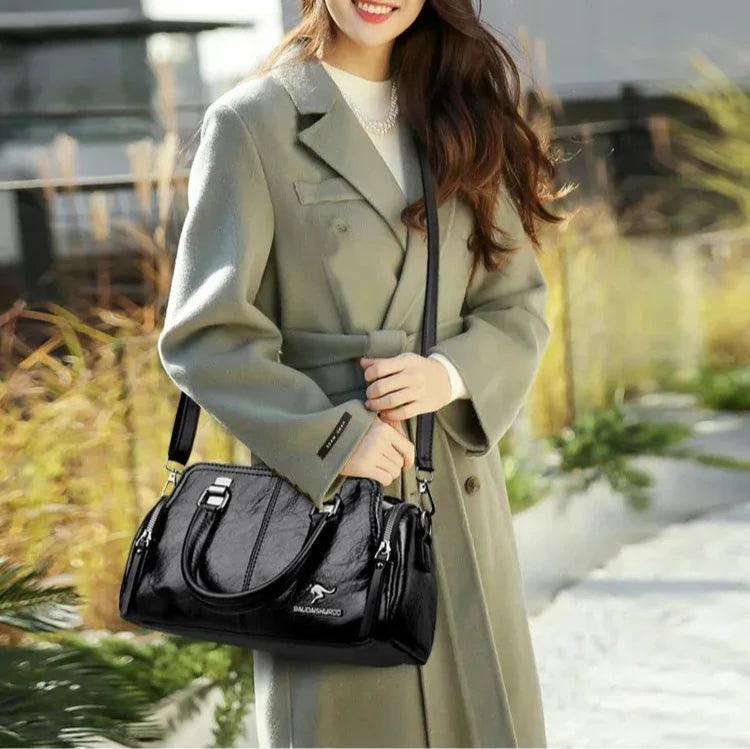 Tasche aus Echtleder - Jade