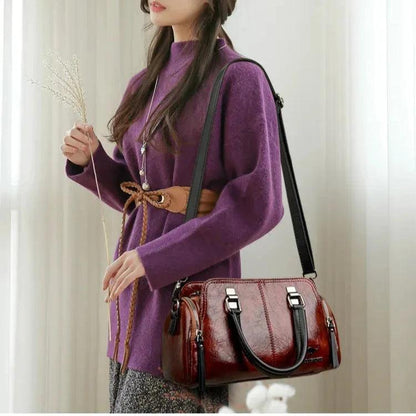 Tasche aus Echtleder - Jade