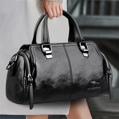Tasche aus Echtleder - Jade