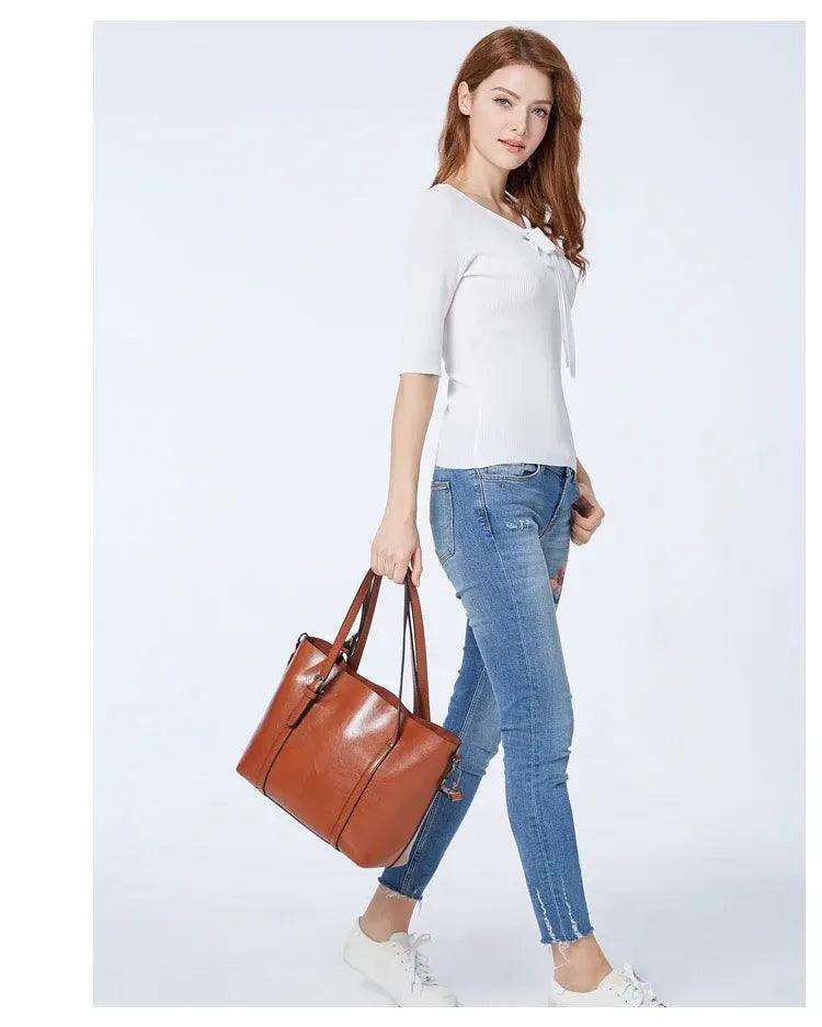 Tasche aus Echtleder- Mother