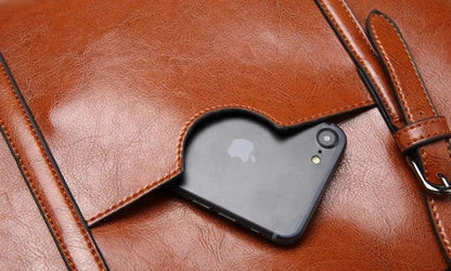 Tasche aus Echtleder- Mother