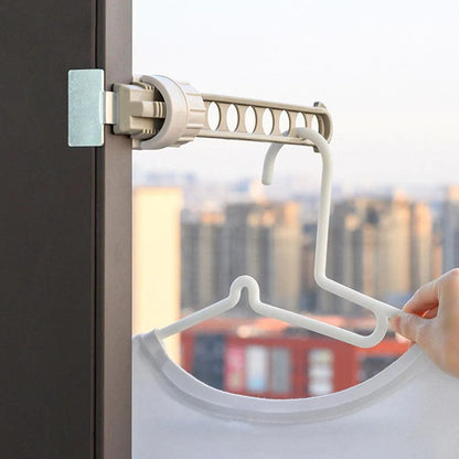 Travel Portable Window Frame Clothes Hanger Creative Portable Hotel Indoor Window Drying Rack Home Hanging Rack for Clothes - Lily Depot