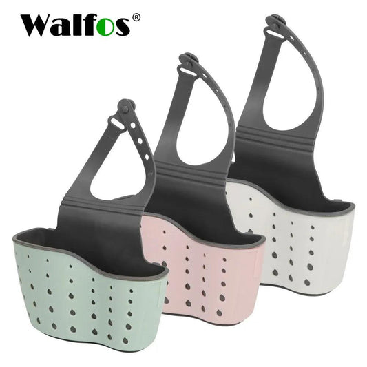 Useful Suction Cup Kitchen Sponge Drain Holder PP Rubber Toilet Soap Shelf Organizer Sponge Storage Rack Basket Wash Cloth Tools - Lily Depot