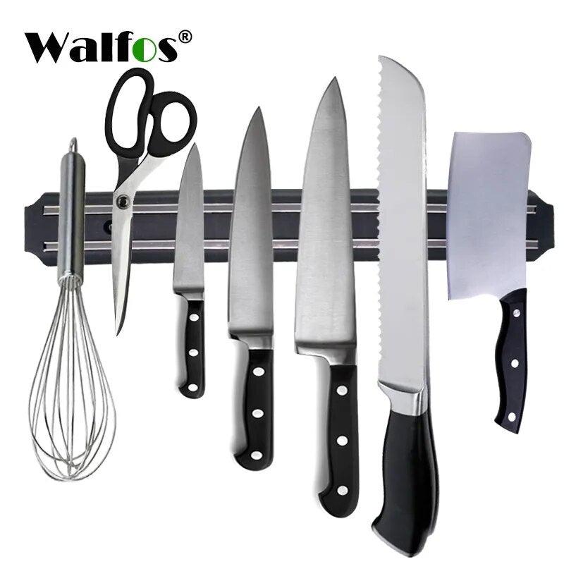 Walfos High Quality Magnetic Knife Holder Wall Mount Black ABS Placstic Block Magnet Knife Holder For Metal Knife - Lily Depot