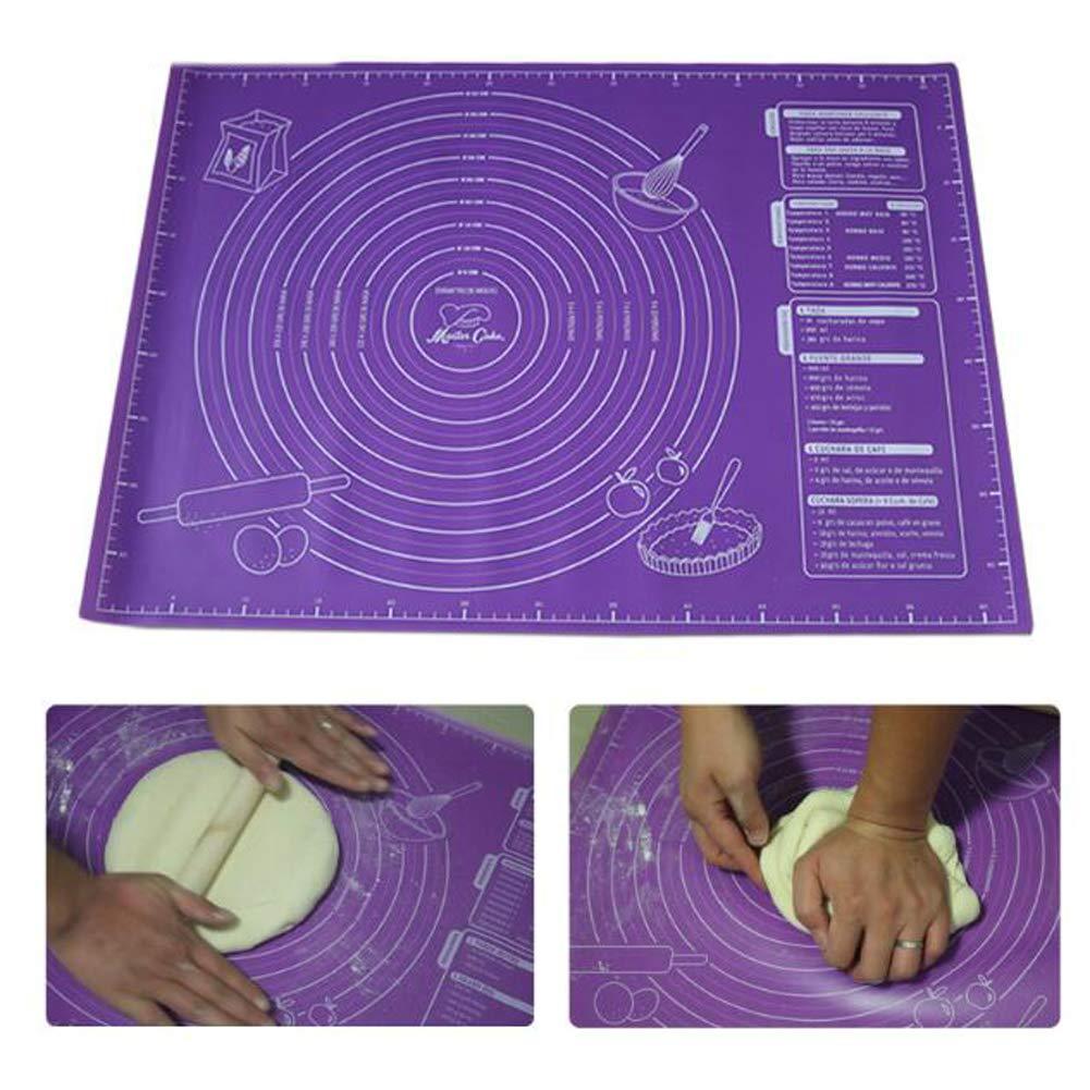 45x60cm Non-Stick Silicone Pad Baking Sheet Cupcake Dessert Soap Rolling Kneading Mat Baking Mat Scale Pastry Fondant Mat Tools - Lily Depot