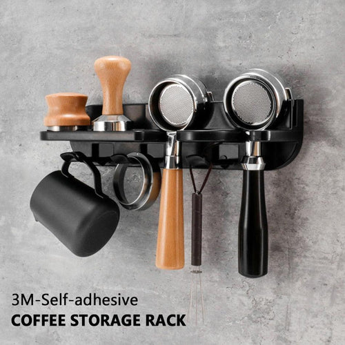 51/54/58mm Wall Mount Coffee Set Storage Rack Puching Free Espresso Coffee Portafilters Holder Coffeeware Organizer Accessories - Lily Depot