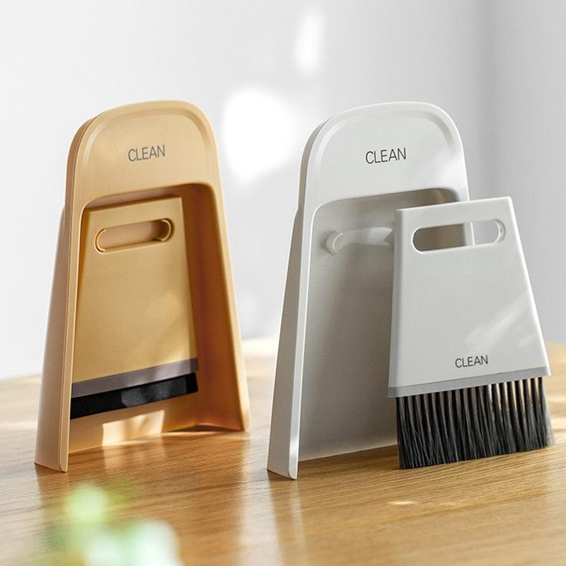 Bar Cleaning Brush Dustpan Set Wet dry multipurpose Broom Dustpan Desktop Coffee Grinder Cleaning Brush mini Cleaning Brush - Lily Depot