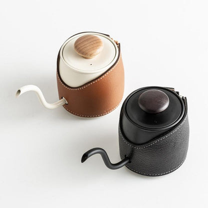 CAFEDE KONA Handleless small Drip Kettle Pour Over Kettle Coffee Pot 360ml Enables You To Brew More Flexibly And Easily - Lily Depot