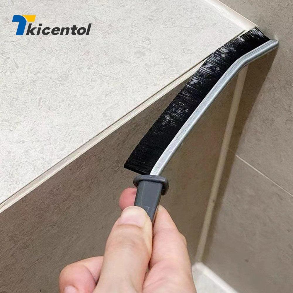 Durable Grout Cleaner Brush Household Tile Joints Scrubber Stiff Bristles Small Tile Grout Cleaning Brush for Shower Floor Lines - Lily Depot