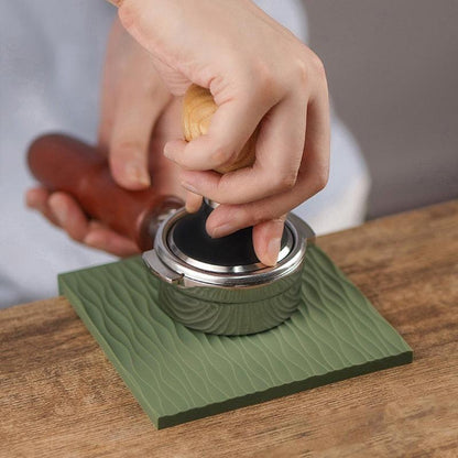 Espresso Tampers Mat Espresso Coffee Accessories Coffeeware Tamping Pad Anti-skid Food Safe Silicone Corner Mat Barista Tools - Lily Depot