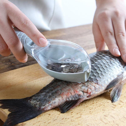 Fish skin brush scraping fish scale brush grater quick disassembly fish knife cleaning peeling skin scraper scraper fish scaler - Lily Depot