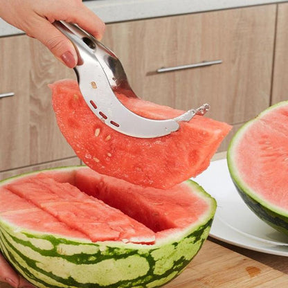 Kitchen accessories gadgets 304 stainless steel watermelon crafts slicer knife core fruit and vegetable tools - Lily Depot