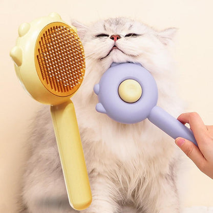 Cat Comb Massage Pet Deshedding Brush Hair Removal Cat and Dog Universal Needle Brush Pets Grooming Shedding Supplies Scratcher - Lily Depot