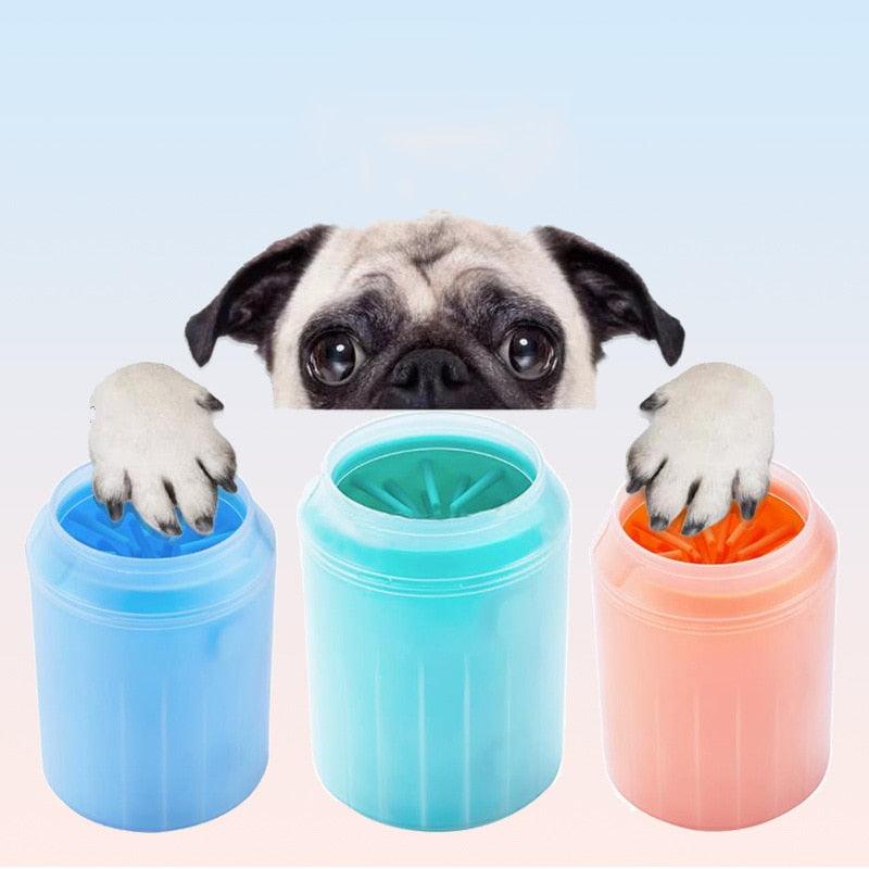 Pet Foot Wash Cup Soft Silicone Brush Paw Cleaning Tool Household Cat And Dog Paw Cleaning Brush Pet Cleaning Supplies - Lily Depot