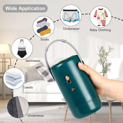 Portable Clothes Dryer Mini Dryer with Clothes Multifunctional Small Drying Machine for Underwear Panties Swimsuit Socks Shoes - Lily Depot