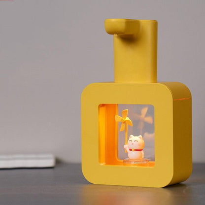 Rechargeable Soap Automatic Dispenser 400ml Hand Washing Machine Cute Smart Touchless Foaming Dispenser Bathroom Accessories - Lily Depot