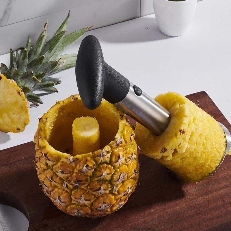 Stainless Steel Pineapple Peeler Cutter Fruit Knife slicer A spiral Pineapple cutting machine Easy to use kitchen cooking tools - Lily Depot