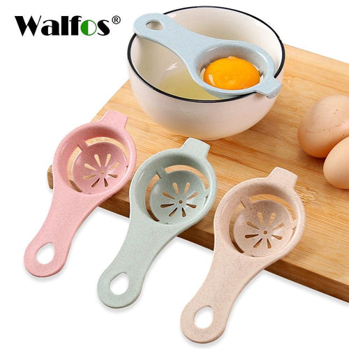 WALFOS Kitchen Eggs Tool Egg Yolk Separator Food-Grade Egg Divider Protein Separation Hand Eggs Gadgets Kitchen Accessories - Lily Depot